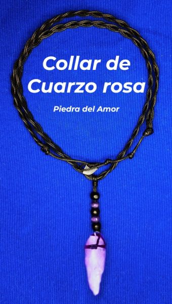 Collar de Cuarzo Rosa