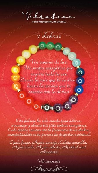 Pulsera de 7 chakras