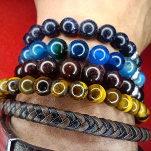 Pulseras de Ojo de tigre 8mm