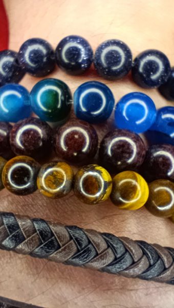 Pulseras de Ojo de tigre 8mm