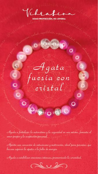 Ágata fucsia
