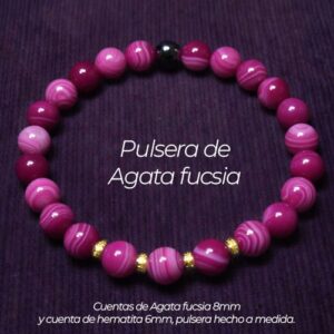 Ágata fucsia