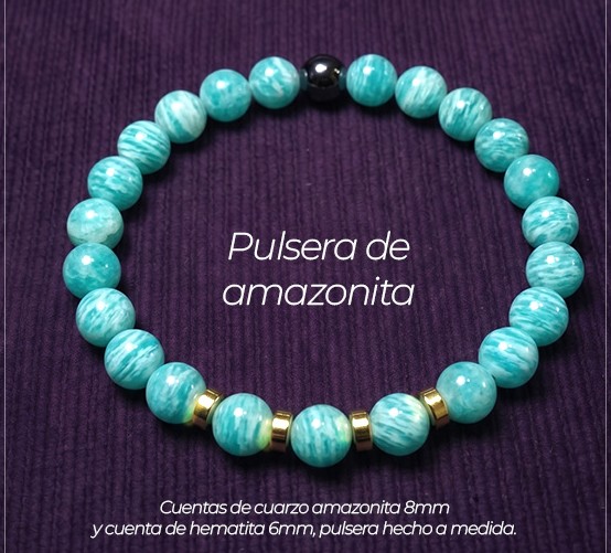 Pulsera de Amazonita
