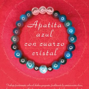 Pulsera de Apatita Azul