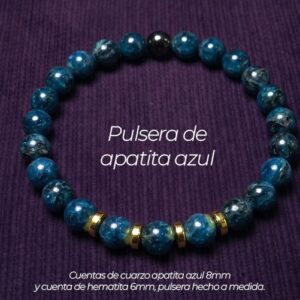 Pulsera de Apatita Azul