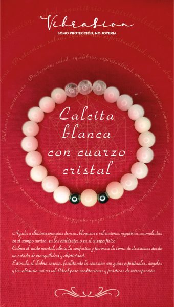 Pulsera de Calcita Blanca