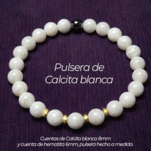 Pulsera de Calcita Blanca