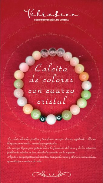 Pulsera de Calcita de Colores