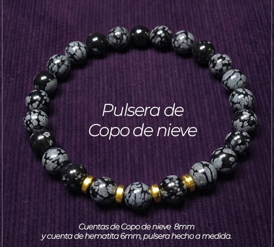 Pulsera de Copo de Nieve