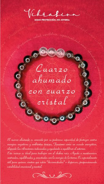 Pulsera de Cuarzo Ahumado