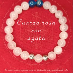 Pulsera de Cuarzo Rosa