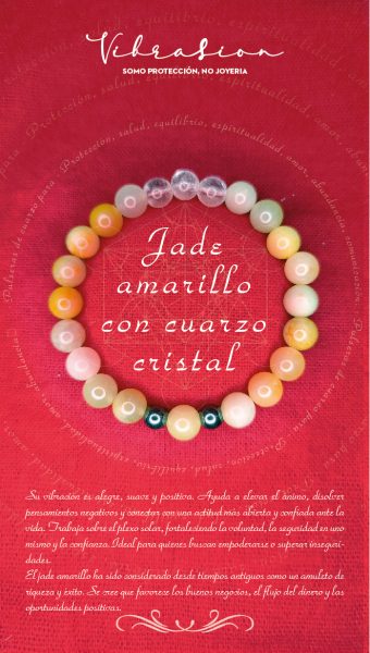 Pulsera de Jade Amarillo