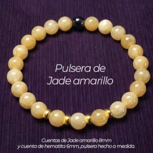 Pulsera de Jade Amarillo