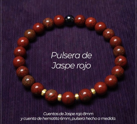 Pulsera de Jaspe Rojo
