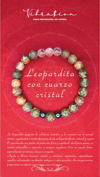 Pulsera de Leopardita