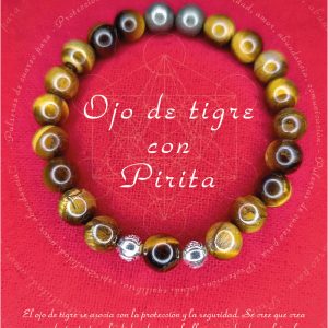 Pulseras de Ojo de tigre 10mm