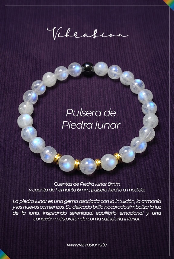 Pulsera de Piedra de Luna - Image 3