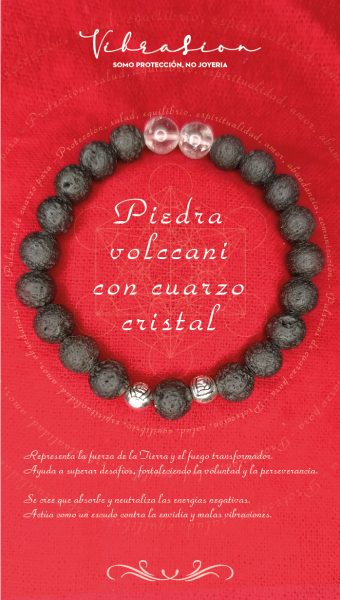 Pulsera de Piedra de Volcanica
