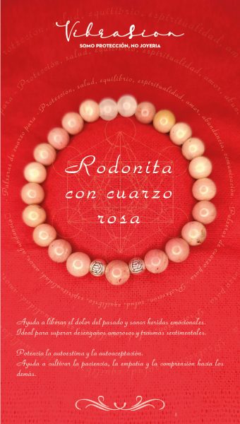 Pulsera de Rodonita