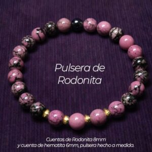 Pulsera de Rodonita
