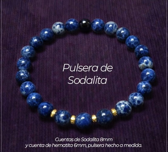 Pulsera de Sodalita