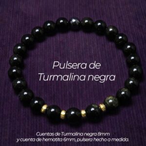 Pulsera de Turmalina Negra