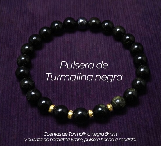 Pulsera de Turmalina Negra