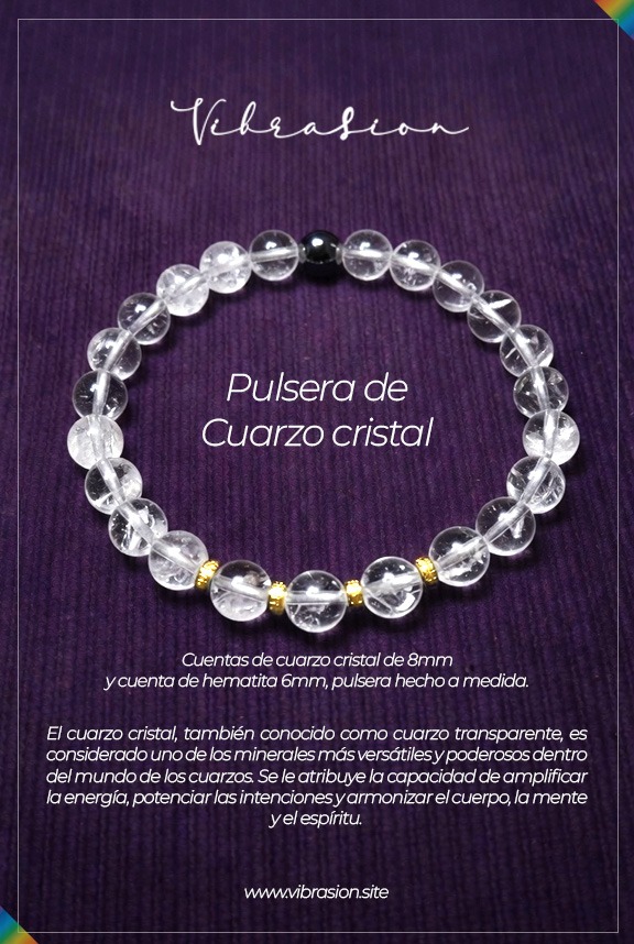 Pulsera de Cuarzo Cristal - Imagen 3
