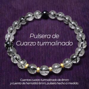 Pulsera de Cuarzo Turmalinado