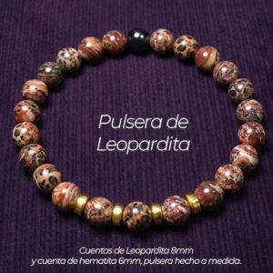 Pulsera de Leopardita