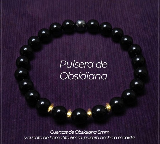 Pulsera de Obsidiana