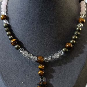Collar de cuentas ojo de tigre