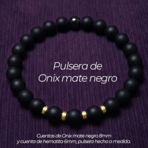 Pulsera de Ónix Mate
