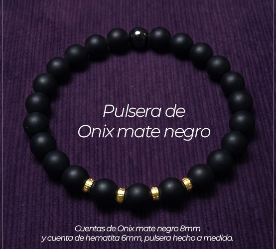 Pulsera de Ónix Mate