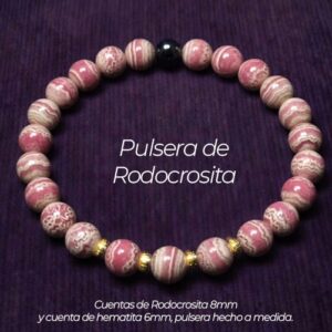 Pulsera de Rodocrosita