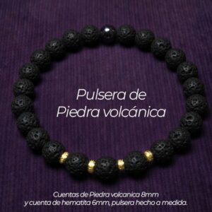 Pulsera de Piedra de Volcanica
