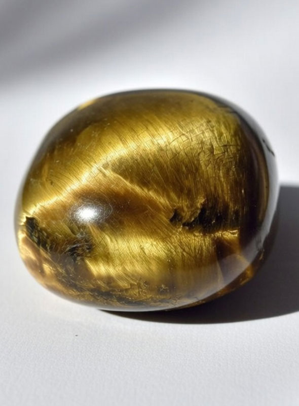 Chatoyancia en el Ojo de Tigre